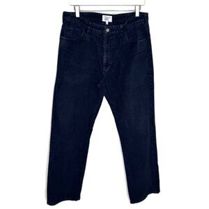 TM Lewin Men's Navy Blue Brushed Cotton Jeans Trousers, Size 36x32